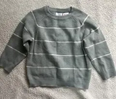 ZARA ストライプ 長袖カットソー 2-3歳