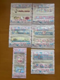 サンリオ絆創膏2枚入×6袋 12枚 ハローキティ.ウサハナ.キキララ他のサムネイル