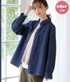 ｉｋｋａ　デニムオーバーシャツのサムネイル
