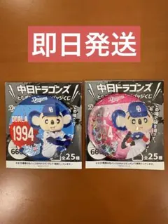 中日ドラゴンズ 缶バッジくじ【ドアラ 2種セット】