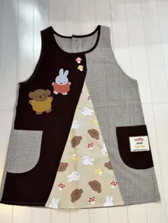 【美品】保育士エプロン　ミッフィー