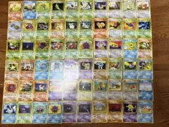 当時品 旧裏 ポケモンカード 被り無し100枚まとめ売り＋おまけ