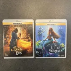 美女と野獣　リトルマーメイド　Blu-ray まとめ売り
