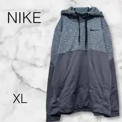 NIKE ナイキ プルオーバーパーカー 【XL】グレー系 ポケットあり