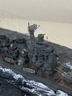 フジミ1/700重巡洋艦足柄　完成品のサムネイル