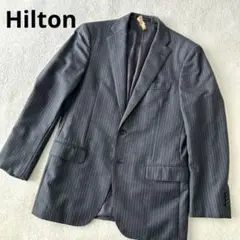 美品 Hilton ヒルトン テーラード ジャケット シルク キュプラ A7