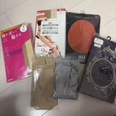 新品未使用！ストッキングセット M-L カラータイツ2点靴下2点セット売り