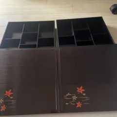 2点セット、重箱 紅葉文様 30cm角 - メルカリ