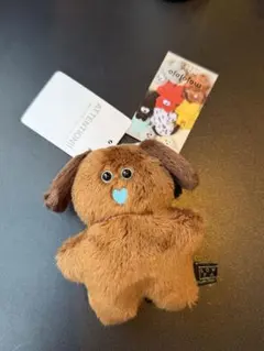 【ブラウンイヌ　茶】LOWRYS FARM ×mojojojo トイキーホルダー