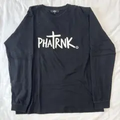 PHATRNK フロントロゴ 長袖Tシャツ ロンT カットソー ブラック Mのサムネイル