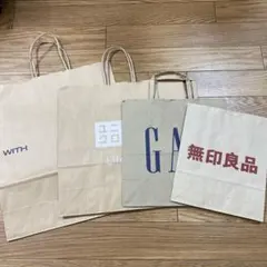 【美品】ショップ袋　4枚セット