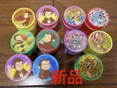 《新品未使用》おさるのジョージ/トムとジェリー　スタンプ 11個セットのサムネイル