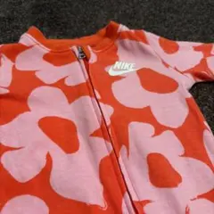 Nike フラワーパターンロンパース 3M