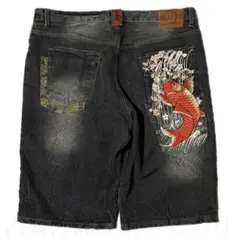 00s 絡繰魂　刺繍　black jeans y2kのサムネイル