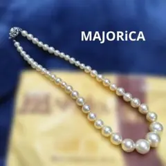 【美品】Majorica マジョリカパールネックレス　 スペイン製　SILVER