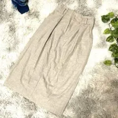 美品❗️【 FREDY emue】フレディエミュ ひざ丈スカート　36　グレー
