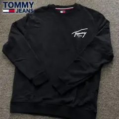TOMMY JEANS スウェット ブラック ロゴ クルーネックのサムネイル