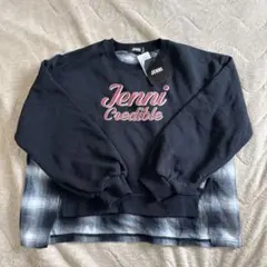 新品未使用⭐︎Jenni ブラック トレーナー 160