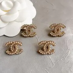 CHANEL ヴィンテージボタン　4個セット