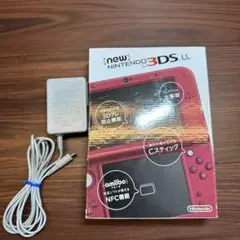 New3DSLL 本体 メタリックレッド ほぼ新品 5191