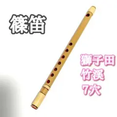 篠笛 横笛 獅子田 竹渓 だんじり笛 六穴七本調子 - メルカリ
