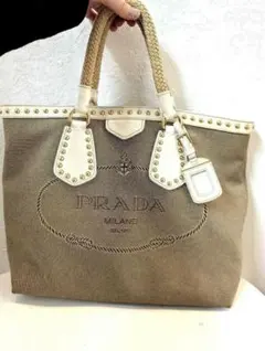値下げ交渉可♥希少☆ PRADA 2way キャンバス　バッグ