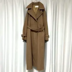 フレイアイディー FRAY I.D パイピングマキシコート ウール ベルト 1