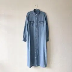 AMERICAN HOLIC アメリカンホリック Wポケットシャツワンピース