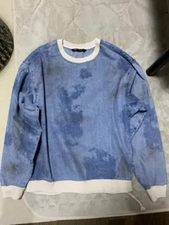 ZARA デニムブルー スウェット M
