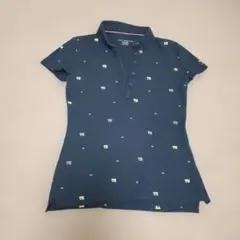 TOMMY HILFIGER ポロシャツ ネイビー XS