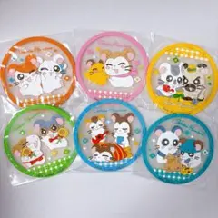 とっとこハム太郎　クリアラバーコースターセット