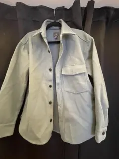 H&M シャツジャケット ライトグリーン Mサイズのサムネイル