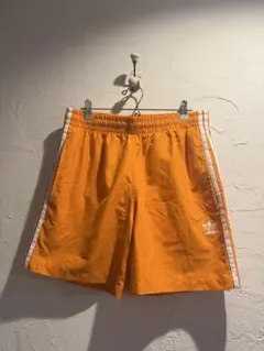 adidas オレンジ ショートパンツ XL