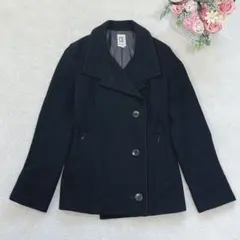 定価41,800円新品未使用 ミッシェルクラン ロングコート ブラック 