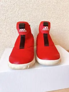 アディダス　キッズ スニーカー レッド　15㎝　赤　スリッポン