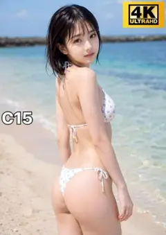 ポスター写真 A4 お尻 女子大生 C15 デジタルアート