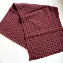 定番チェックマフラー（大）31×150