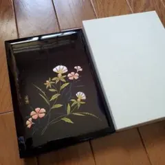 黒色文箱 高岡漆器貝殻細工 - メルカリ
