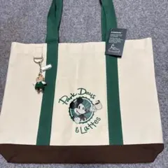 【日本未発売】ディズニースタバ トートバッグ ベアリスタフィギュア付　ミッキー