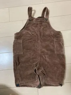 コムサ　コーデュロイ　ロンパース　キャメル　80cm