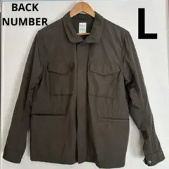 BACK NUMBER ジャケット　カーキ　ミリタリー　ライトオン