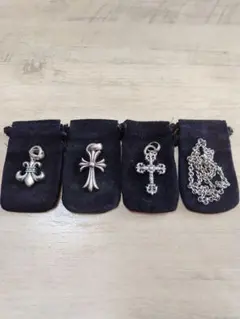 シルバー925ノーブランド ペンダント ネックレス4点セット