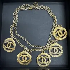 CHANEL CCロゴペンダントネックレス
