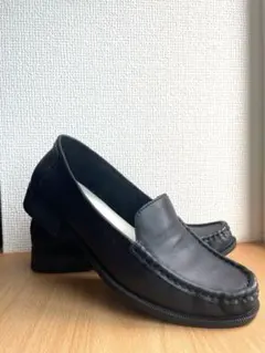 マリークラブ　Marie Club プレーンモカシンシューズ(黒)【未使用】のサムネイル