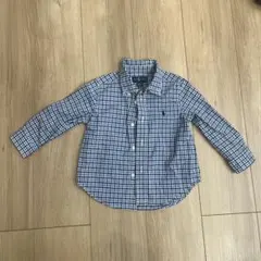 ラルフローレン　チェックシャツ　24M 90センチ