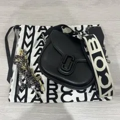 【ARU様 専用】Marc Jacobs サドルバッグ ブラックショルダーバッグ
