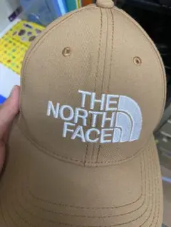 THE NORTH FACE ベージュキャップ フリーサイズ
