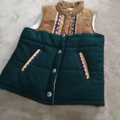 リムリミット　フォークロア　中綿入りベスト　防寒 アウトドア　森ガール