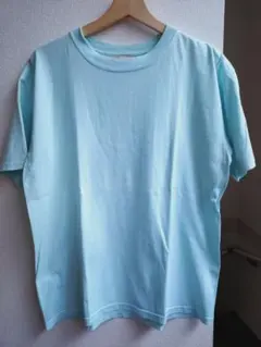 90年代 アンビル　ティファニーブルー　無地　ビンテージ　Tシャツ ヘインズのサムネイル