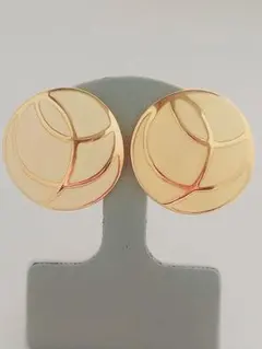 ア*）様 Monet モネ アイボリーXゴールドカラー イヤリング ⑦